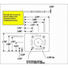 Load image into Gallery viewer, Truck Internal Stake Hole Mount
